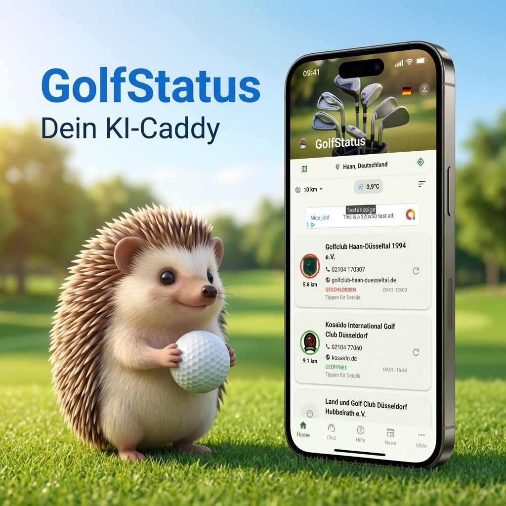 GolfStatus App Vorschau